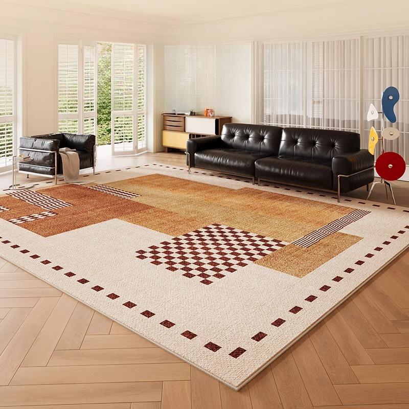 Moroccan Style Rugs for Bedroom Large Area Living Room Decoration Green Carpet Fluffy Soft Lounger Floor Mat Thick Washable Rug