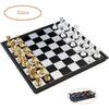 KOKOSUN Chess International Магнитные складные шахматы золото и серебро удобный для начинающих набор, шахматы, доска, доска, фигуры, хранение, взрослые,