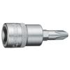 TONE Driver Bit Socket Drive 3H-P3 9.5mm (3/8") (+)No.3