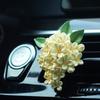 Автомобильный ароматизатор с зажимом-цветком, воздухораспределитель для автомобиля, ароматизатор с ароматом персика, аксессуары для украшения автомобиля, свежий воздух