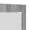 Wall Mounted Nightstand Grey Sonoma 96 x 1.5 x 90 cm