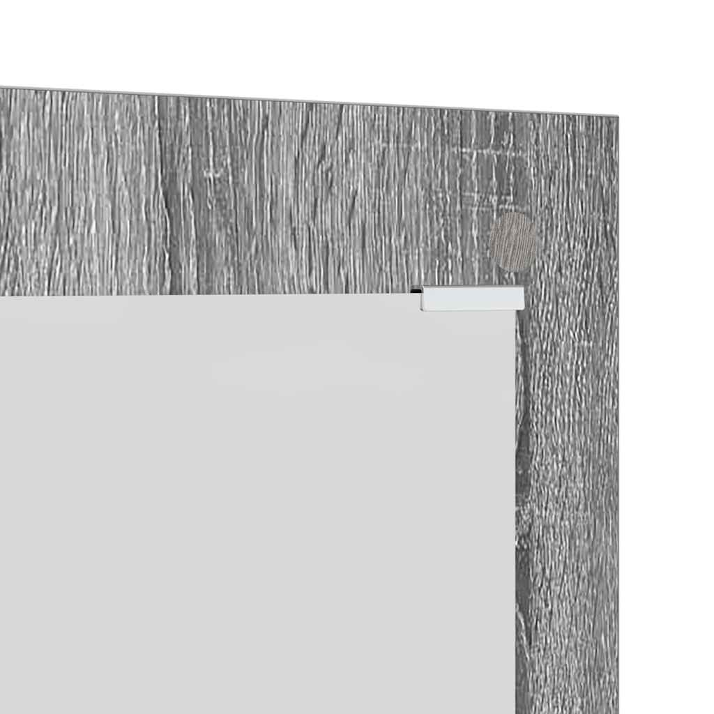 Wall Mounted Nightstand Grey Sonoma 96 x 1.5 x 90 cm