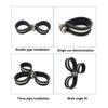 42 Pieces Clamp Accessoreis Pipeline Clamping Fixator Professional Fixed Clamps Hose Holder Clip Hoses Fasteners Part