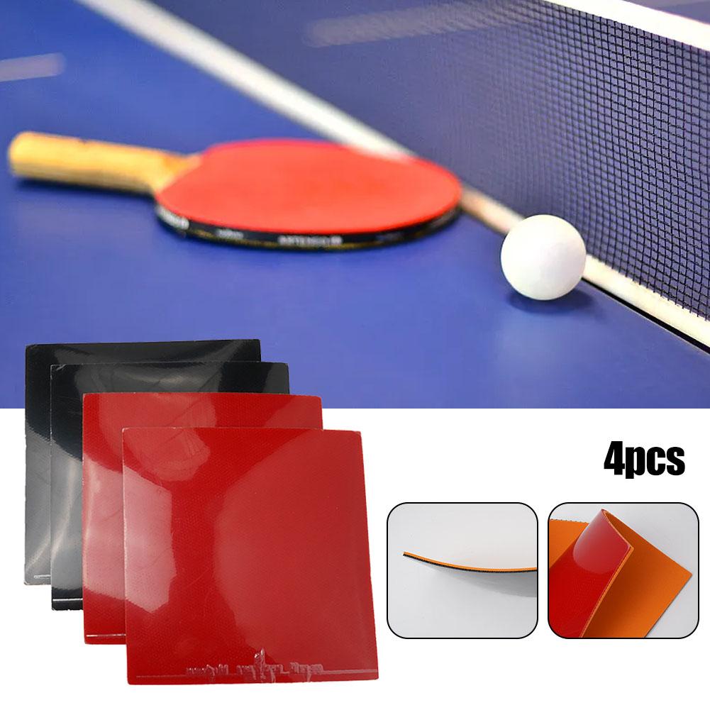 Hard Sponge Table Tennis Rubber Red/Black High Quality