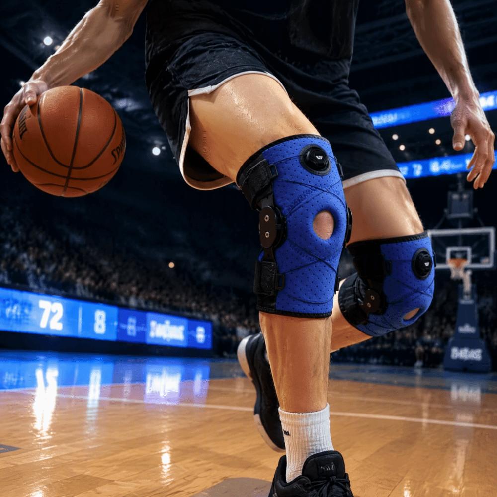 Adjustable Sports Knee Brace Thin Knee Brace Support Professional Knob Knee Pad Women