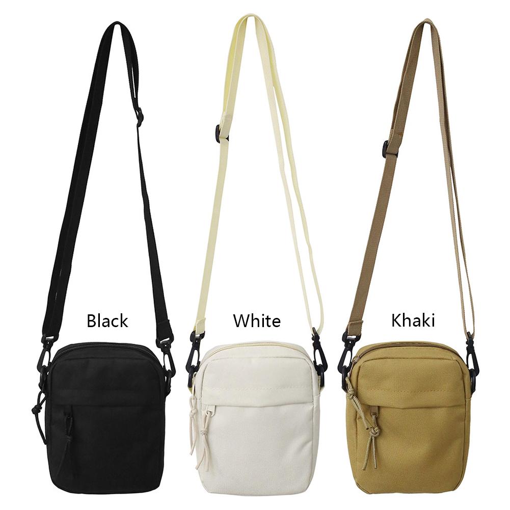 Мода 2023 Женские наплечные сумки Корейский однотонный Оксфорд Студенческая сумка для телефона Кошелек Маленькая сумка-мессенджер Кроссбоди Сумочка CLE