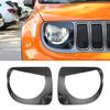 Car Front Head Light Lamp Decoration Cover Stickers for Jeep Renegade 2022 2023 Lamp Hoods Exterior
