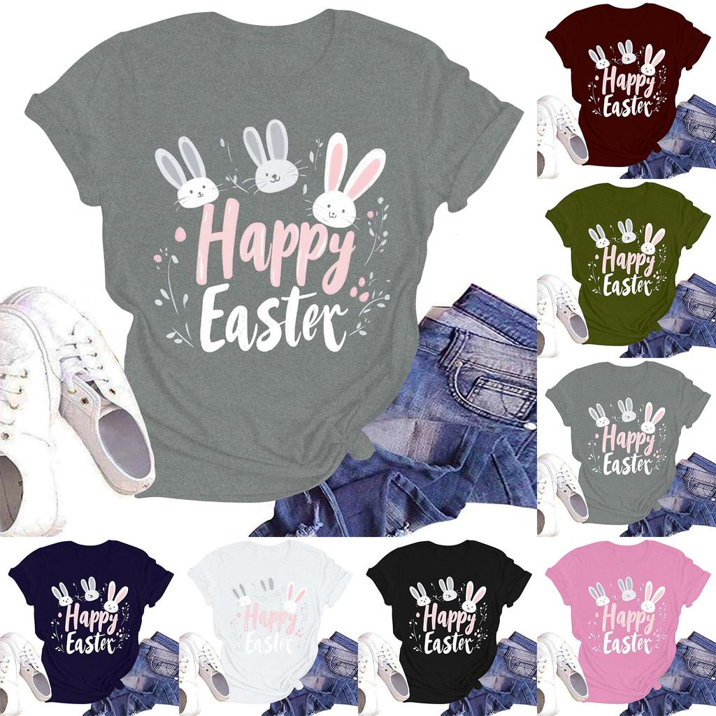 Женская повседневная свободная футболка с принтом, круглый вырез, пуловер, короткий рукав, топ