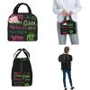Aesthetic Wicked For Good Insulated Lunch Bag Food Container Portable Cooler Thermal Lunch Boxes For Picnic
