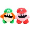 Adorable Kirby Waddle Dee Plush Doll With Mario Luigi Hat For Kids Gift Pendant