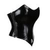 Gothic Front Zipper Corset With Lacing And T String Medium Corsets & Bustiers