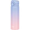 Water Bottle, Vacuum Insulated Mobile Mug, 500ml, Purple Pink, Removable Spout for Easy Cleaning, Lightweight Type, One-Touch Open, Stainless