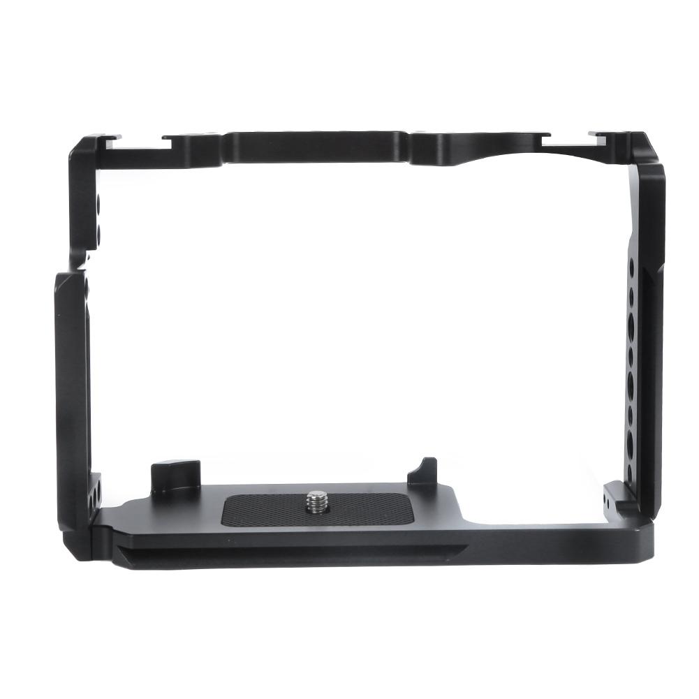 SLR Camera Aluminium Alloy Cage Video Shooting Accessory for Canon 5D4 Camera Black