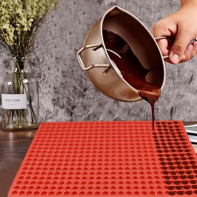 Мини-круглая силиконовая форма с 468 полостями, формы для шоколада, полусферические формы для выпечки мармеладных конфет для небольшого желейного печенья