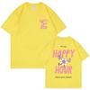 My Happy Hour Gym Edition Tshirt Unisex Pump Cover Oversized Gym Lover T Shirt Unisex Women Clothing Fashion Casual Cotton Tshirt