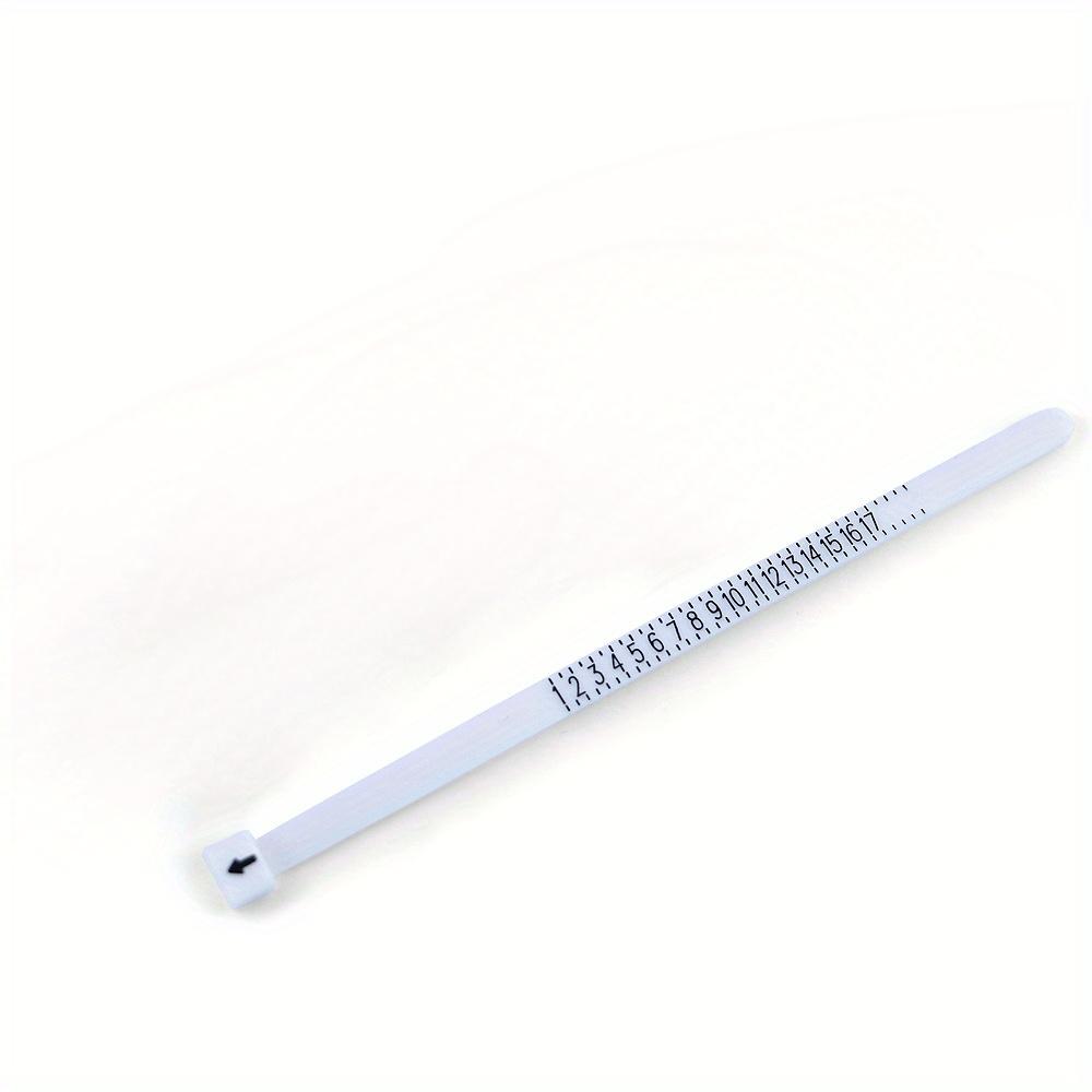 1 шт. Инструмент для измерения размера кольца, измеритель пальца для определения размера ювелирных изделий, портативный и точный, для изготовления и покупки ювелирных изделий