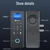 Realand ZD208Y Smart Fingerprint Glass Door Lock CN plug (adapter included)