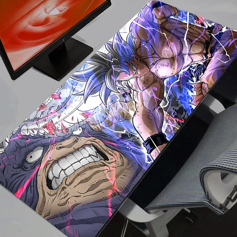 Mouse Mat DBZ Dragon Ball Z Mouse Pad Anime Gamer Large Rug Tablet Varmilo Keyboard Carpet Kawaii Gaming Accessories Mousepad