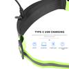 Camping Headlight Intelligent Waving Sensor Headlight Rechargeable Reflective Headband for Outdoor Night Fishing Cycling Hiking