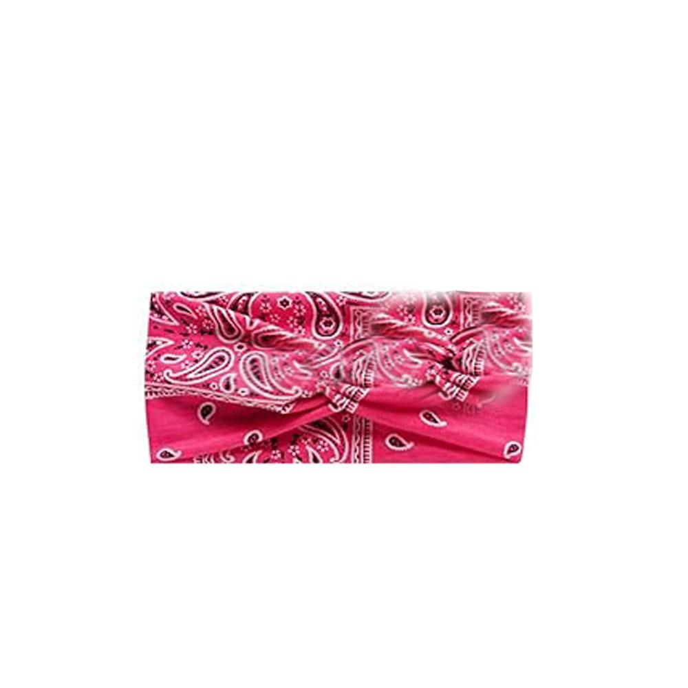 Women's Sports Headband Headband European and American Yoga Cross Print Elastic Cashew Flower Headband