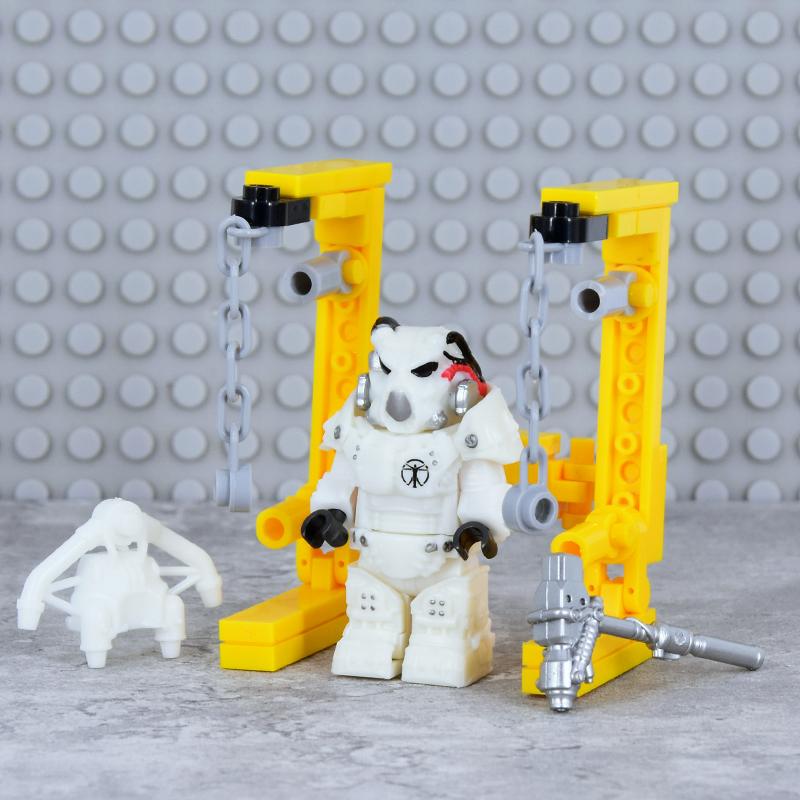 X-01 Военные Солдаты Мини Экшн Фигурки fallouted Рыцари Модельные Фигурки Оружие Роботы Меха Конструктор Кирпичики Игрушки