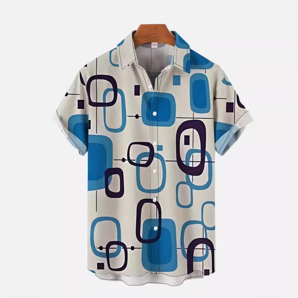 Vintage style i'm not old1D printed men's Hawaiian shirt short sleeve wholesale
