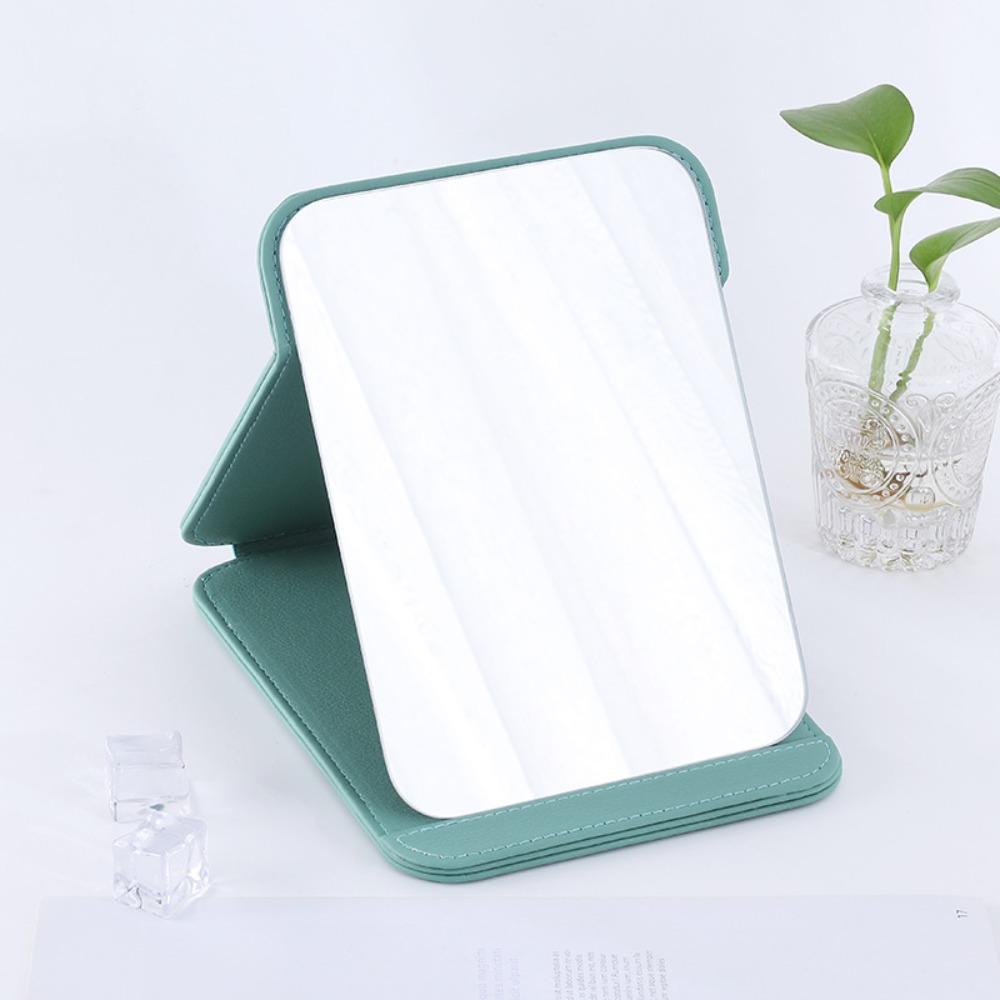 Folding Desktop Stand Mirror Portable Vanity Mirror Easy To Carry Makeup Mirror