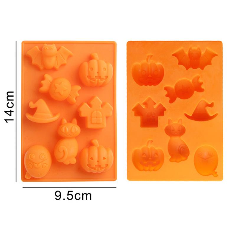 Halloween Pumpkin Silicone Cake Mold for Chocolate Mousse Ice Cream Jelly Pudding Dessert Bakeware Pan Decorating Tools