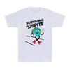 Running Earth Surviving Out Of Spite Funny Sarcastic Saying Men's T-Shirt
