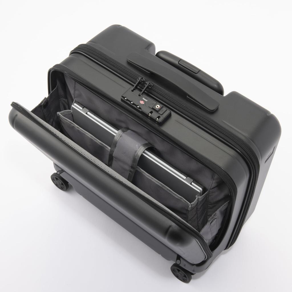 Кейс для переноски, который можно переносить, оснащенный передней панелью для хранения дюймового ПК для бизнеса 40 см 06853 Gunmetal Hairline [Ace Gene], карман, 14.0 [Jet