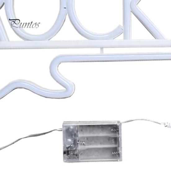 Светодиодные неоновые огни в стиле рок, яркие цвета, стиль гитары, создание атмосферы, подвесное настенное украшение для спальни, праздничной вечеринки