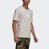 Adidas Originals R.Y.V T Shirts Men's Ecru Crew Neck Moderate Straight Fit GN3298