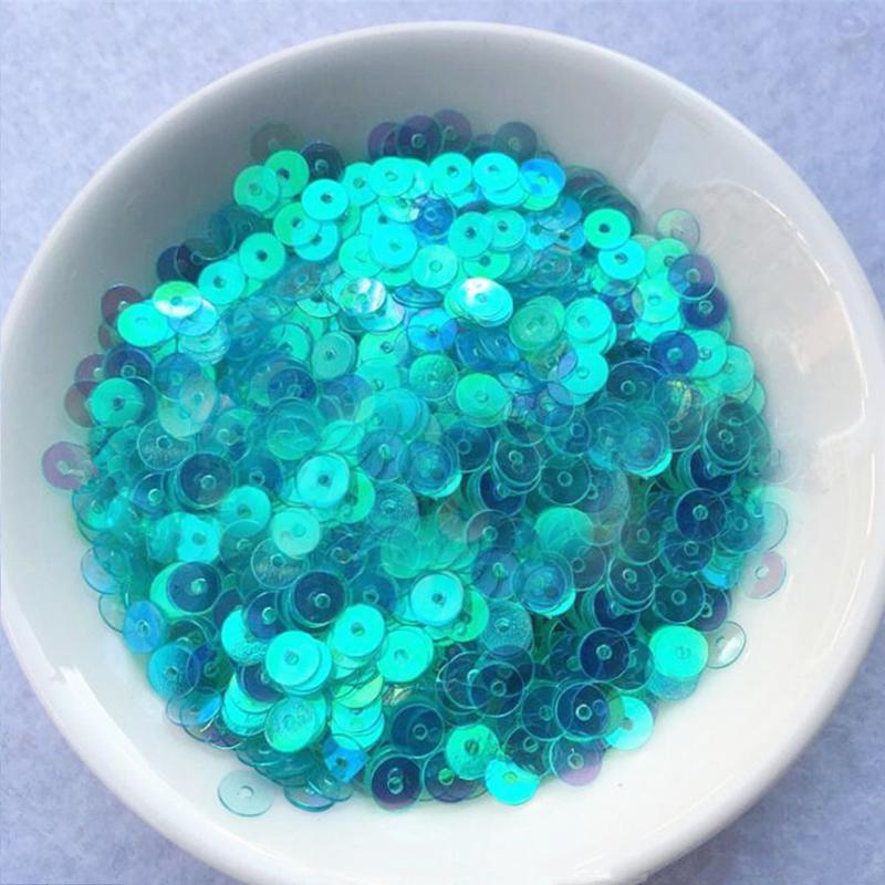 Свободные пайетки DIY 4 мм пайетки для рукоделия, швейные пайетки, круглые, 4000 шт., свадебные