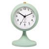 Retro Analog Alarm Clock Silent Non-Ticking Bedside Clock for Bedroom Home Office