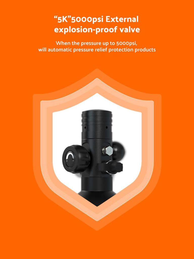 SMACO S400 Plus 1L Mini Scuba Diving Balloon для 15-20 минут использования Time Легкий и портативный комплект для дайвинга - зеленый