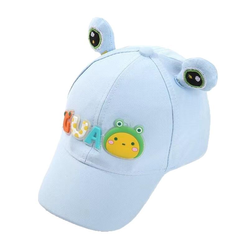 Children's hats spring and autumn new sunshade sunscreen cap spring and autumn thin cute boys and girls baseball caps