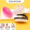 1Pcs Nail Brushes Nail Art Manicure Pedicure Soft Remove Dust Powder Cleaning Brush Tools Transparent Horn Brushes