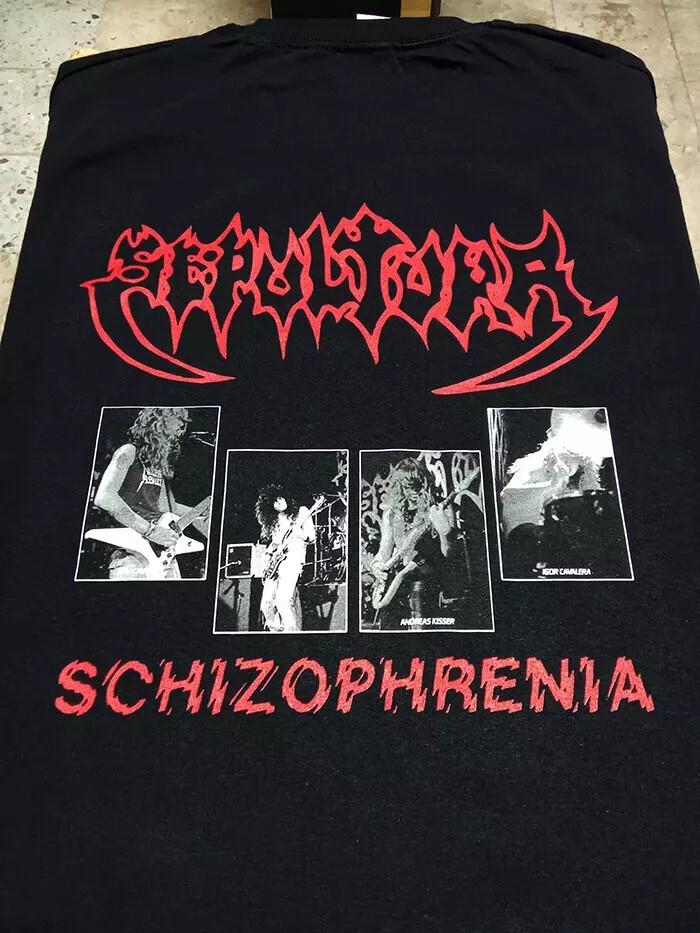 Новая SEPULTURA – Schizophrenia Подарок для фанатов Унисекс S-5XL Рубашка Унисекс Футболка