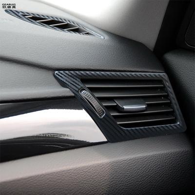 Для BMW X1 E84 2010-2015 Стайлинг автомобиля Передняя центральная панель управления Приборная панель Air AC Розетка Рамка Крышка Наклейки Отделка