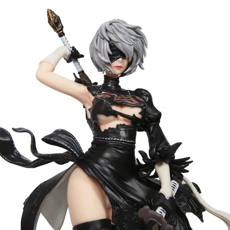 Аниме HUNTER Nier Automata 2B YoRHa No.2 Type B ПВХ фигурка японского аниме Модель игрушки Коллекция Кукла