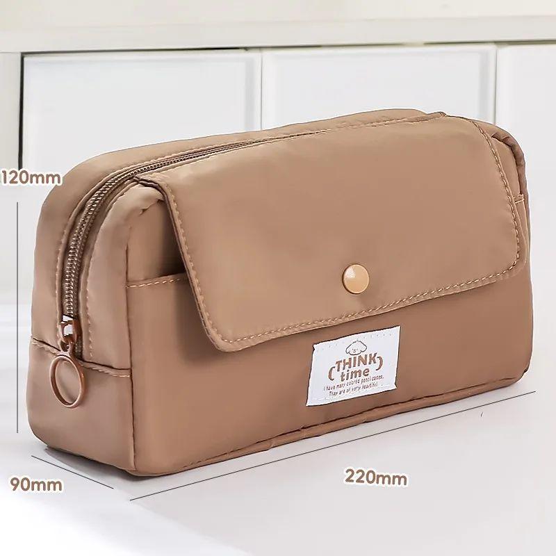 Прозрачный пенал большой вместимости, многофункциональная сумка для канцелярских принадлежностей, новый дизайн Meirad, идеально подходит для хранения