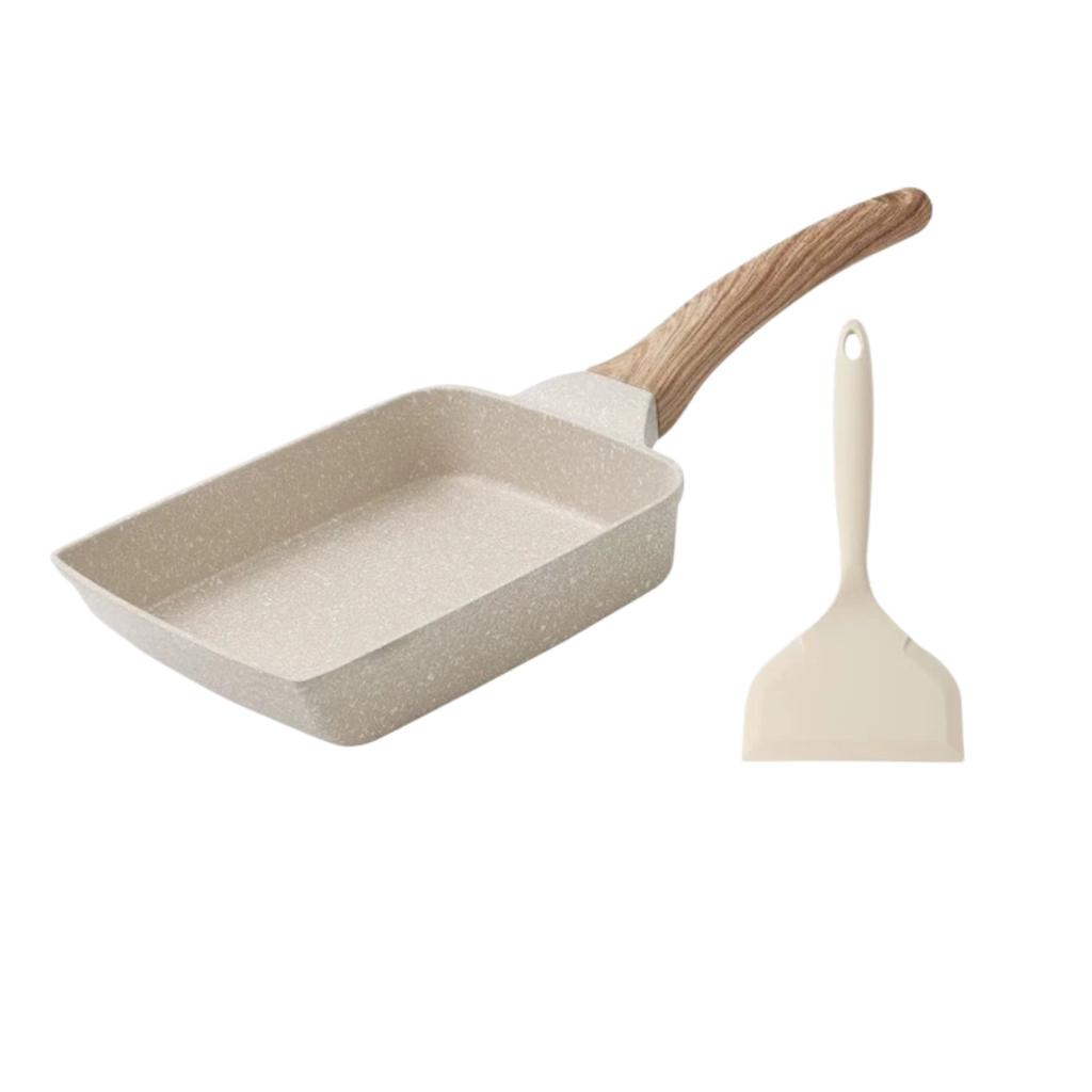 Carote Non-Stick Frying Pan, Flat Bottom Pan, Non-Stick Pan, Breakfast Pan, Tamagoyaki Pan, Steak Pan, Pancake Pan, Fried Egg Maker