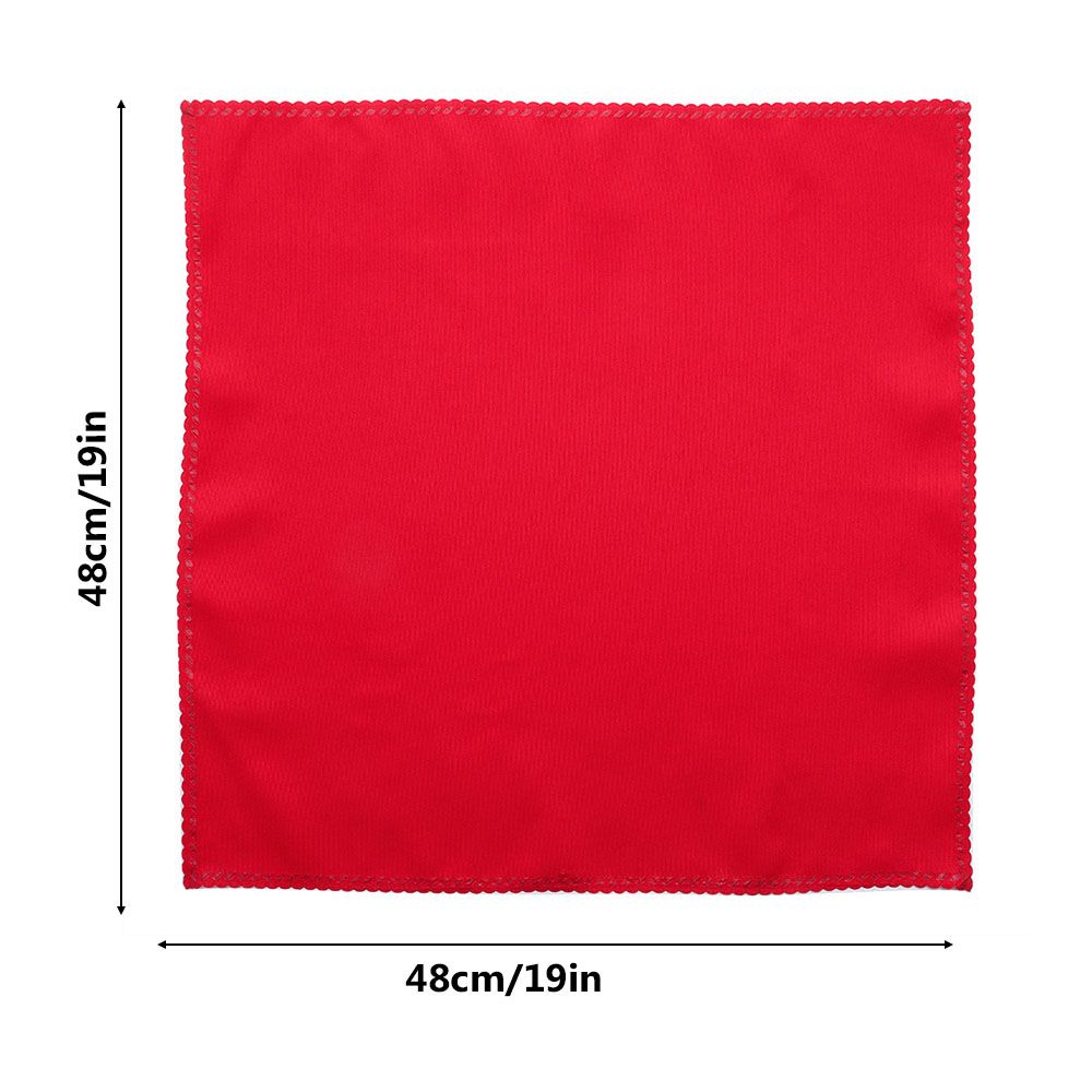 Party Supplies Washable Soft Solid Red Wedding Table Cloth Dinner Napkins Cloth Napkins