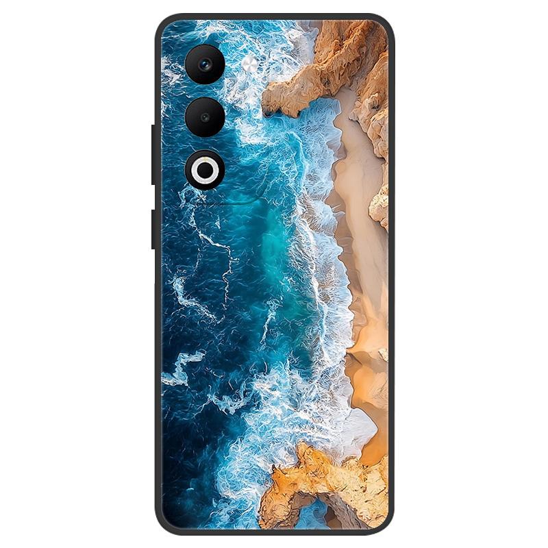 Чехол для Oppo A5m CPH2727 Мраморный Мягкий Матовый Силиконовый Задний Чехол для Oppo A5 4G A5i Global Oppo K13x 5G CPH2735 Полный Корпус Телефона