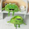 1 шт. настольный органайзер большой рот лягушка ручка сумка большой емкости косметичка пеналы плюшевые молнии канцелярский мешок для школы и офиса