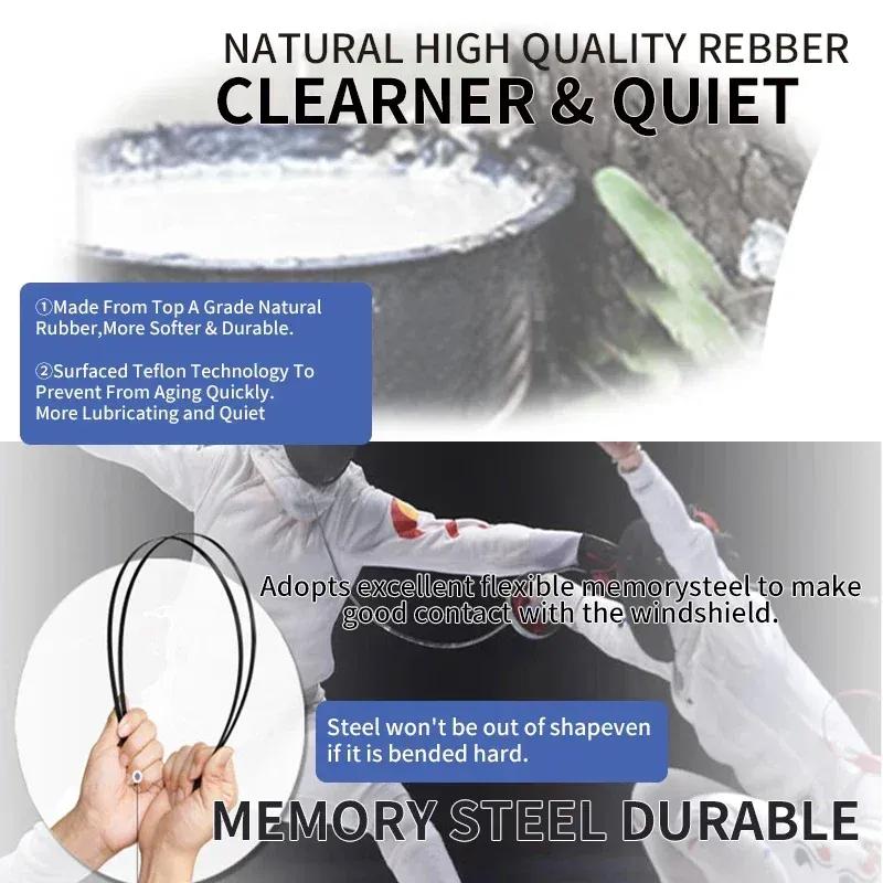 For Cupra Seat Leon Mk4 KL1 KL8 - 2024 Hatchback Front Rear Wiper Blade Windscreen Windshield Window Glass Accessories