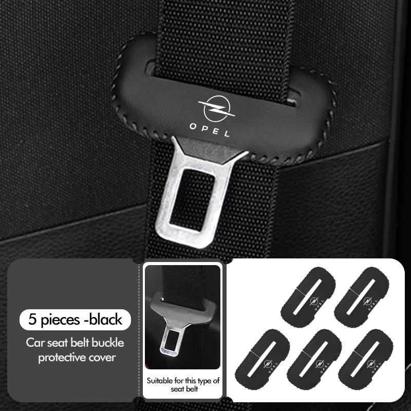 AAAYS1 For Opel Car Safety Seatbelt Anti-Scratch Buckle Plug Cover Seat Belt Clip Protection Accessories Corsa D Astra G H J K F Mokka