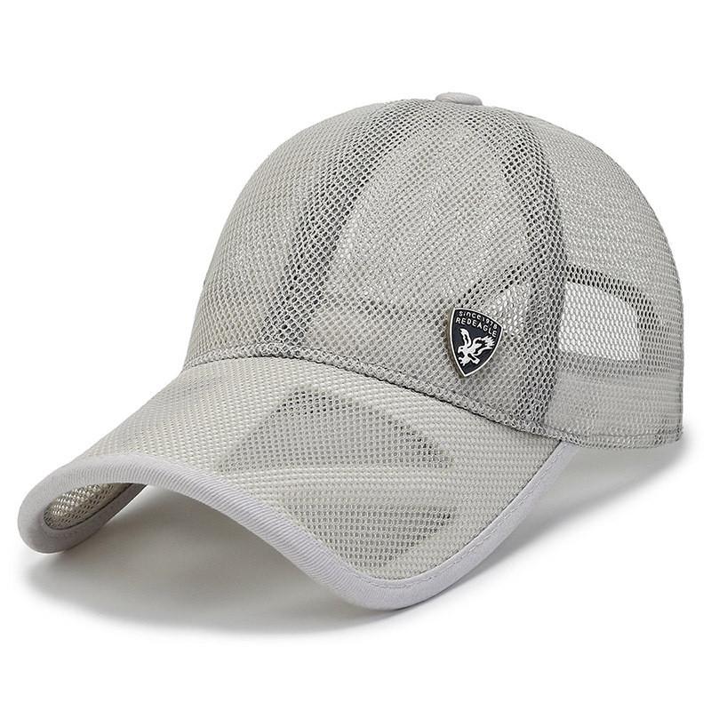 Mens Sun Shield Baseball Cap With Breathable Polyester Material For Outdoor Activities