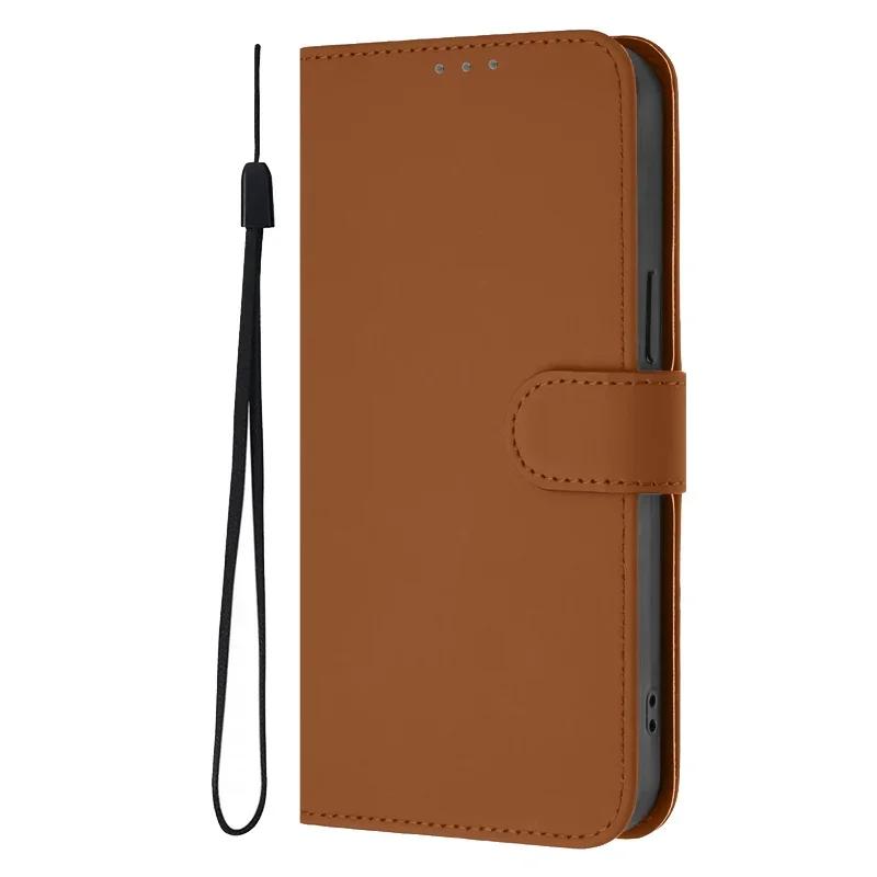 Для MOTO G85 G75 G55 Чехол Книжка на Для Coque Motorola Moto G85 G75 G55 G45 G35 G15 Power G05 Однотонный Кожаный Чехол Funda