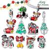 Рождественская вечеринка Медный Рождественский подарок Носки Подвеска Бусины Подходят Шарм Браслет Подвеска Женщины Сделай сам Изысканные ювелирные изделия Подарок для вечеринки